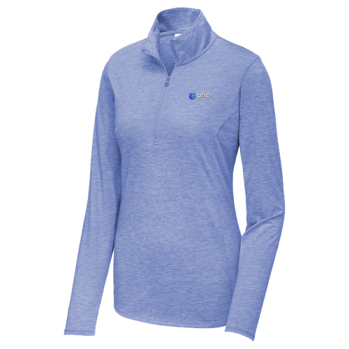 Sport-Tek Ladies PosiCharge Tri-Blend Wicking 1/4-Zip Pullover